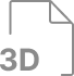 3D модель. Профиль алюминиевый SWG SF-1506