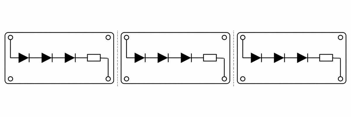 Схема светодиодной ленты