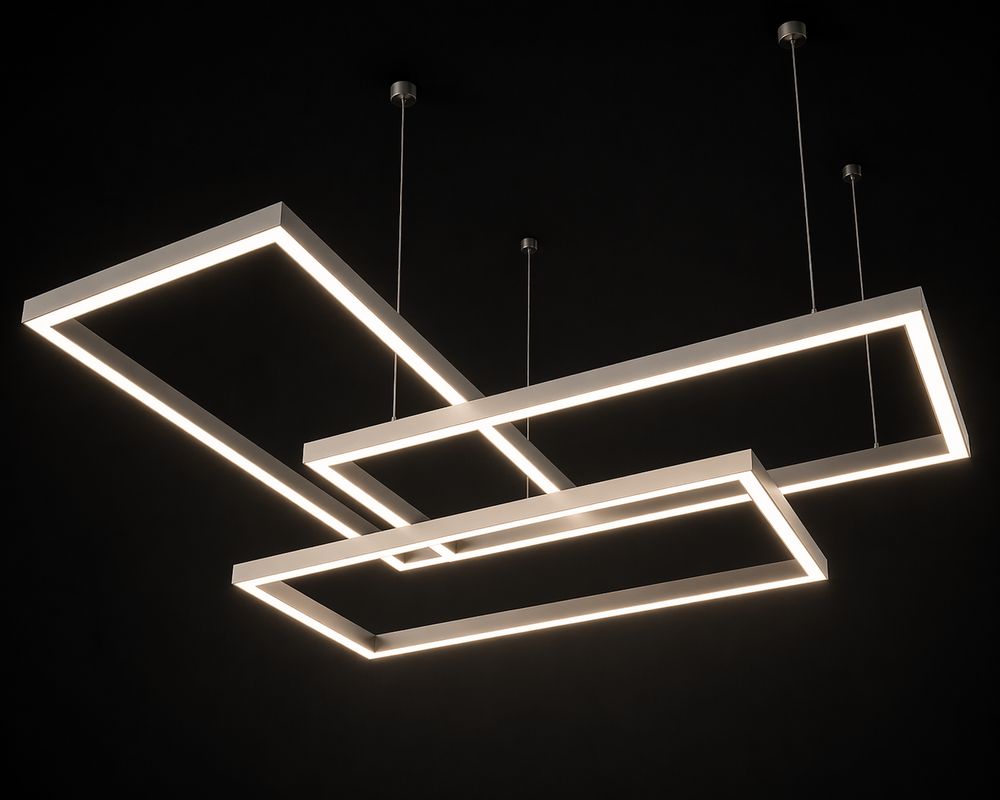 Светильник из профиля сложной формы