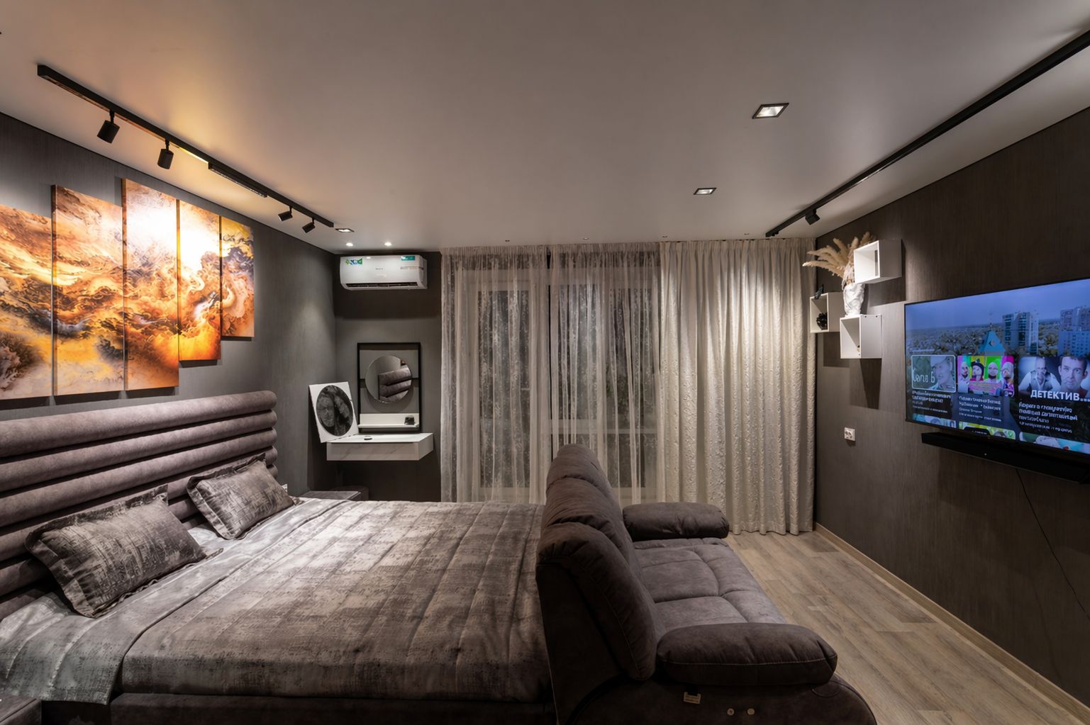 Комфортное интерьерное освещение без прямого слепящего света