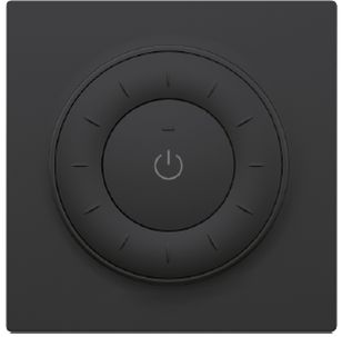 Черный магнитный валкодер Quick Control для DIM и CCT