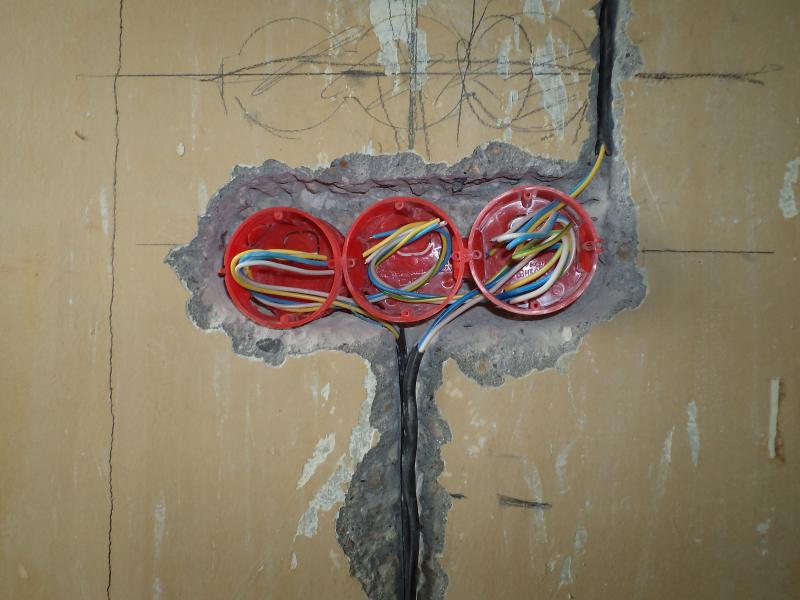 Монтаж выключателей