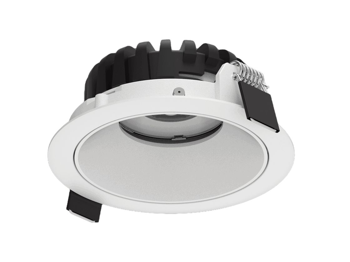 Встраиваемый светильник COMBO 2.0 белая рамка, вид сбоку