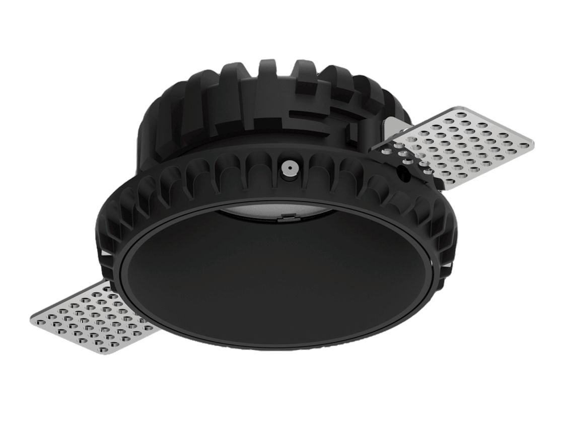 Встраиваемый светильник COMBO 2.0, черный корпус, вид снизу