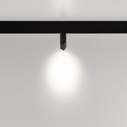 Трековый спот, минималистичный корпус, свет направлен вниз