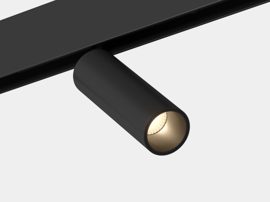 Светильник для низковольтного трека SY mini 11.6 Вт 48в, SY-mini-522015E-11.6-48-BL-NW