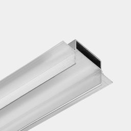 Алюминиевый встраиваемый профиль для ГКЛ, вид торца