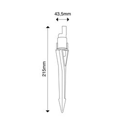 Грунтовый кол для светильника DL-3060R1-4-RGBWW-24, DL-3060R1-SP