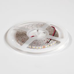 Светодиодная лента LUX, 3528, 120 LED/м, 9,6 Вт/м, 24В, IP33, Теплый белый (3000K), DSG3120-24-WW3-33