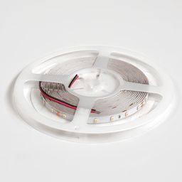 Светодиодная лента LUX, 3528, 60 LED/м, 4,8 Вт/м, 24В, IP33, Теплый белый (2700K), DSG360-24-WW-33