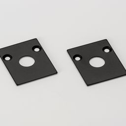 SY-LINK-ECS-T2S-BL, комплект заглушек (2шт) для встраиваемого низкопрофильного шинопровода, черный