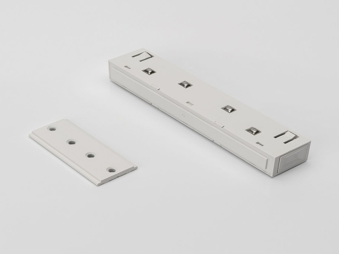 Коннектор прямой для накладного шинопровода, вид сверху