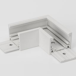 SY-LINK-CNLV-S1S-WH, коннектор угловой горизон.для накладного низкопрофильного шинопровода, белый