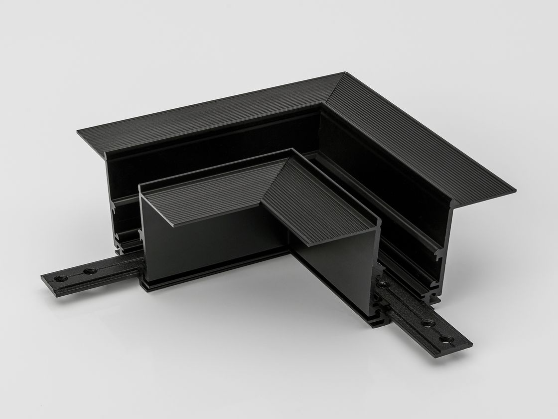 Угловой горизонтальный коннектор для глубокого трека