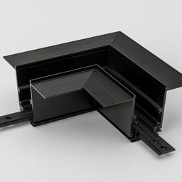 Угловой коннектор SY-LINK черный, вид сверху