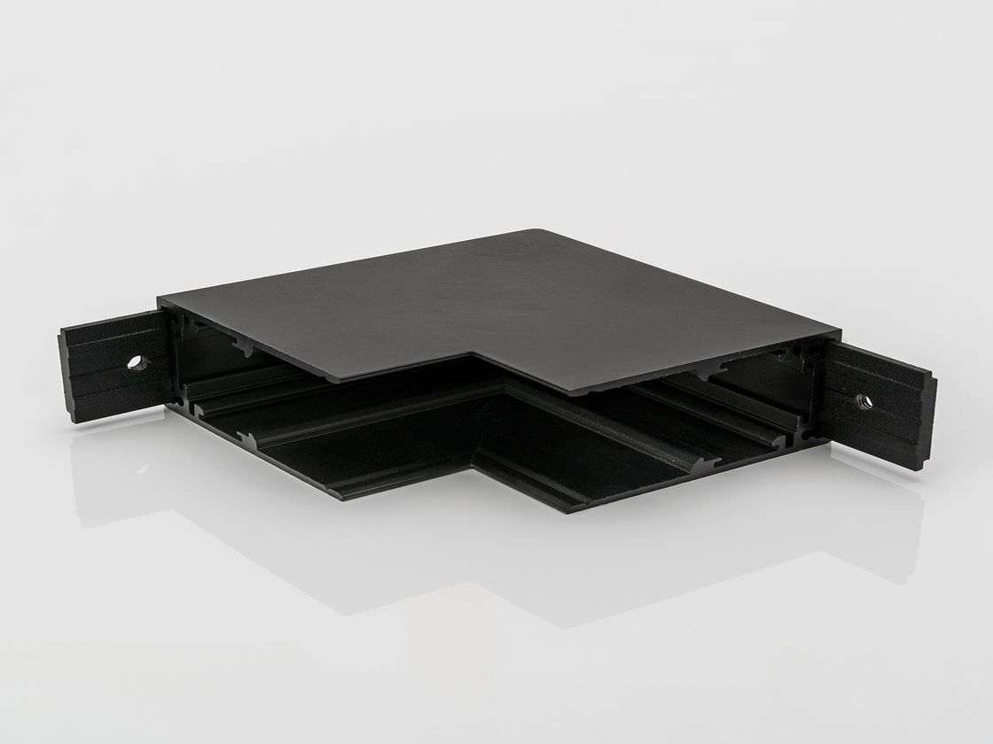 Коннектор угловой внутренний для накладного шинопровода, ракурс