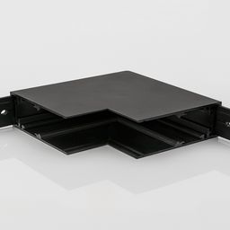 Коннектор угловой внутренний для накладного шинопровода SY-LINK, SY-LINK-INT-S1-BL