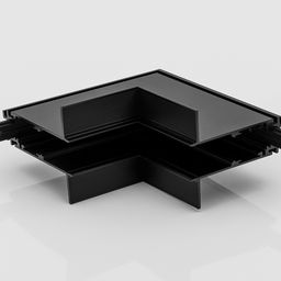 Коннектор угловой внутренний для встраиваемого глубокого шинопровода SY-LINK под шпаклевку, SY-LINK-INT-T2-BL