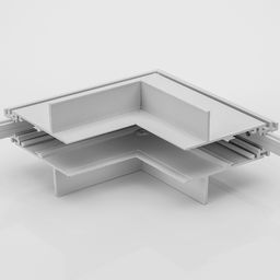 Коннектор угловой внутренний для встраиваемого шинопровода SY-LINK, SY-LINK-INT-T1-WH