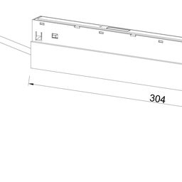 Драйвер для шинопровода, серия SY-LINK, Черный, 200Вт, IP20, DRV-200-48-BL