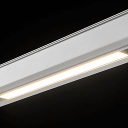 Линейный светильник SY-LINK в треке, теплое свечение, вид снизу