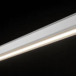 Линейный светильник SY-LINK в треке, включенный нейтральный белый