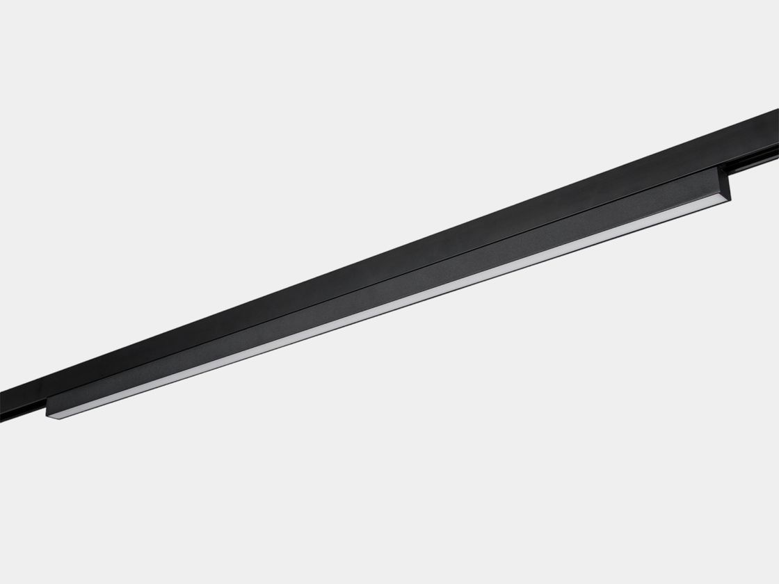Линейный трековый светильник SY-LINK черный, вид сбоку