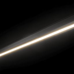 Светильник SY-LINK в работе, световая линия, вид под углом