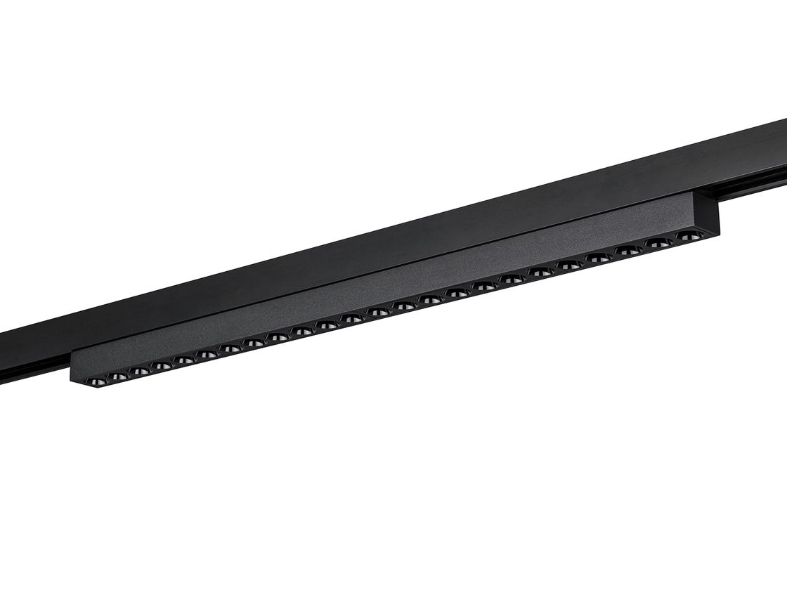 Линейный дарклайт светильник на треке, боковой ракурс