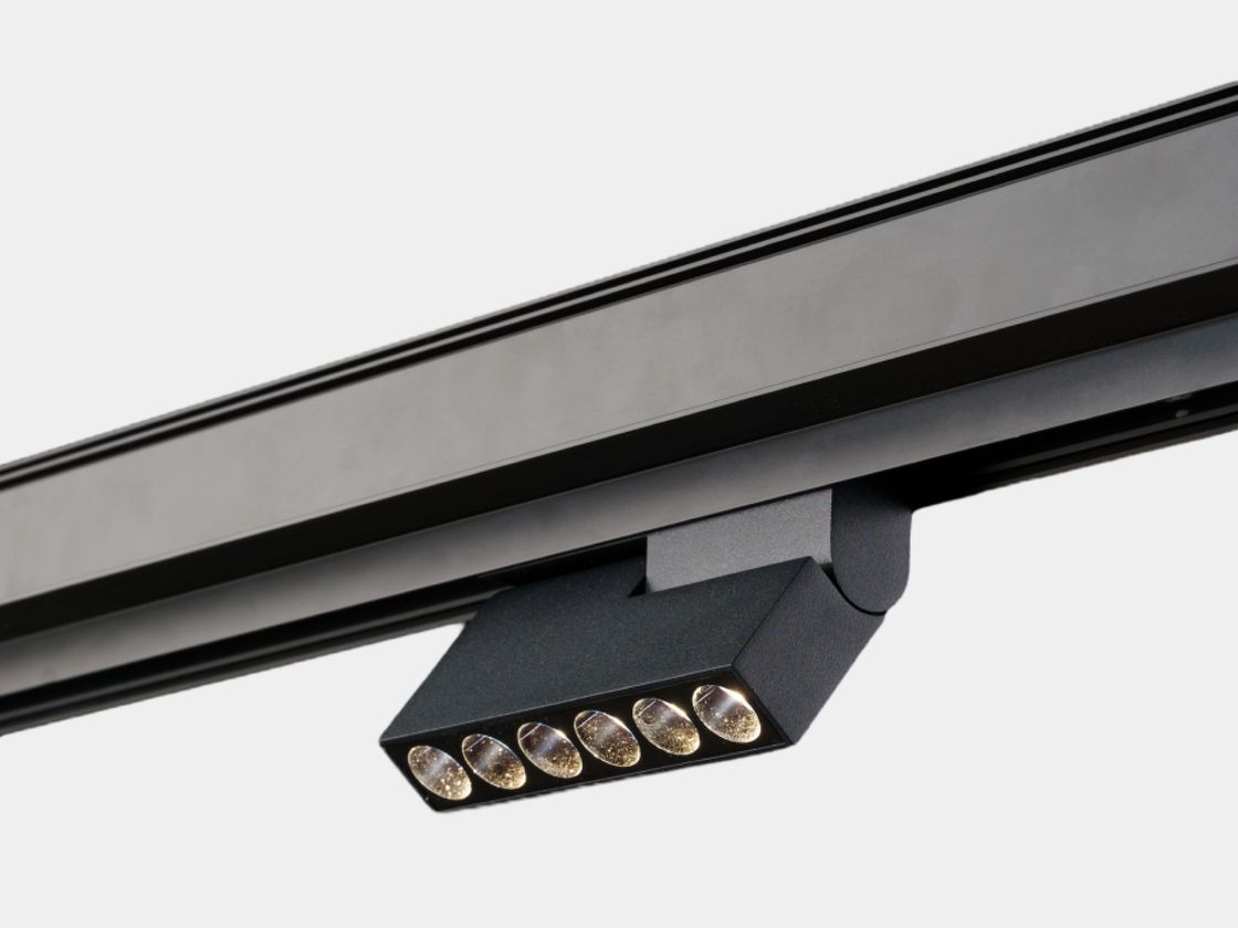 Трековый светильник-книжка darklight SY-LINK, вид снизу