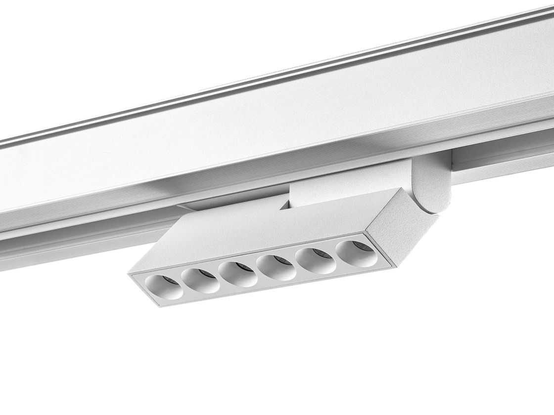 Белый трековый светильник-книжка darklight, общий вид