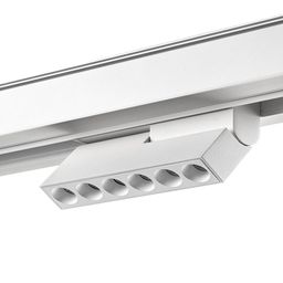 Белый трековый светильник-книжка darklight, общий вид