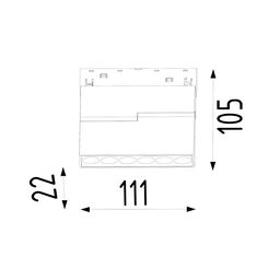Светильник-книжка дарклайт, серия SY-LINK, Белый, 6Вт, IP20, Теплый белый (3000К), SY-LINK-FL-WH-6-WW