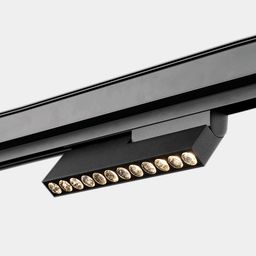 Трековый светильник-книжка дарклайт, черный, вид снизу