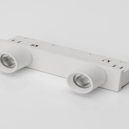 Белый трековый светильник SY-LINK, вид под углом