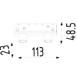 Светильник светодиодный, серия SY-LINK, Белый, 6Вт, IP20, Теплый белый (3000К), SY-LINK-CE-WH-6-WW