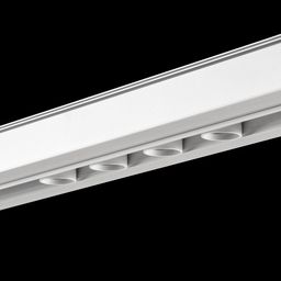 Линейный ячеечный светильник SY-LINK, белый, вид сбоку