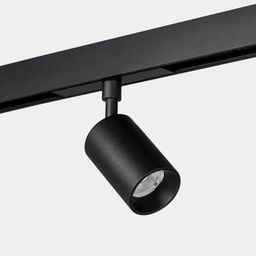 Черный трековый светильник-спот SY-LINK, вид сбоку