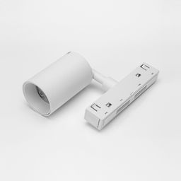 Белый спот SY-LINK и адаптер крепления, вид сверху