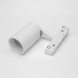 Светильник-спот SY-LINK белый, вид с адаптером крепления