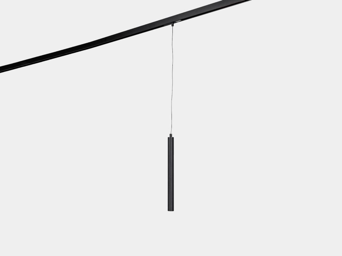 Подвесной цилиндрический светильник SY-LINK черный на треке