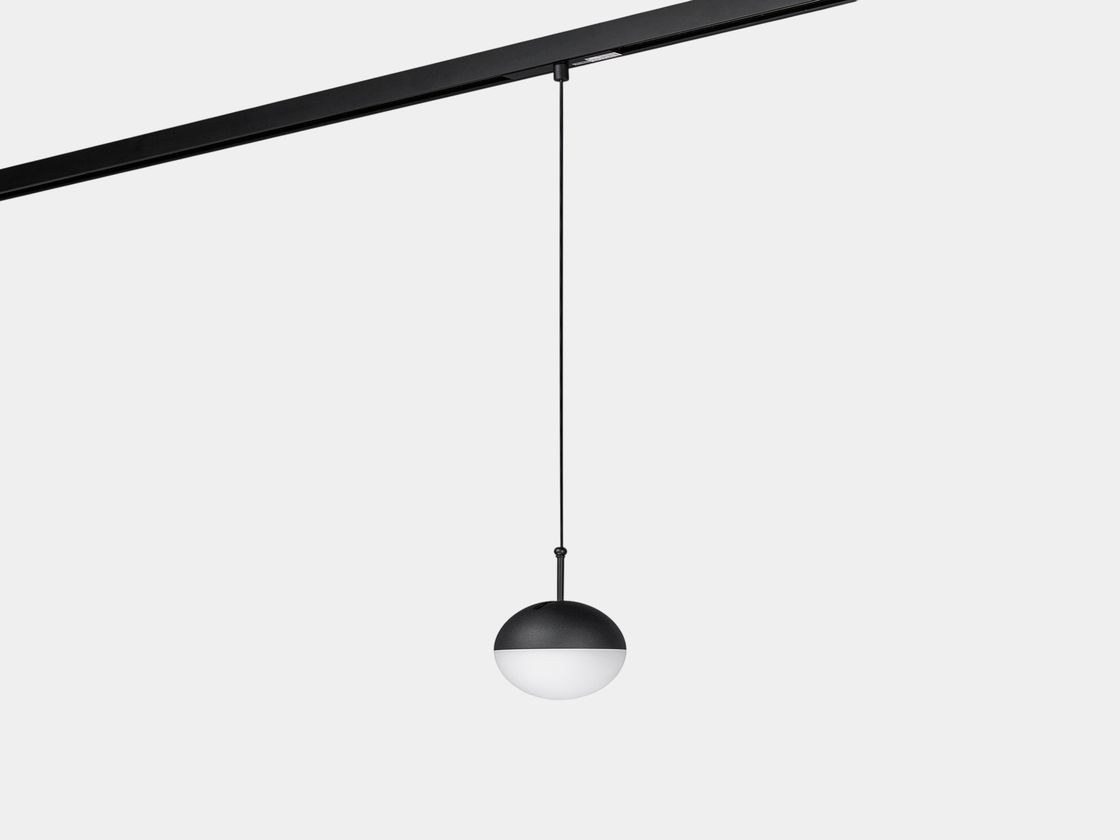 Светильник-шар подвесной, серия SY-LINK, Черный, 6Вт, IP20, Теплый белый (3000К), SY-LINK-SF-BL-6-WW