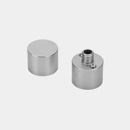 Алюминиевые заглушки END-360, вариант с отверстием и без