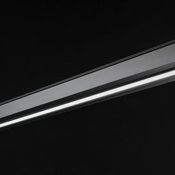 Линейный светильник SY-LINK на темном фоне, диагональный ракурс