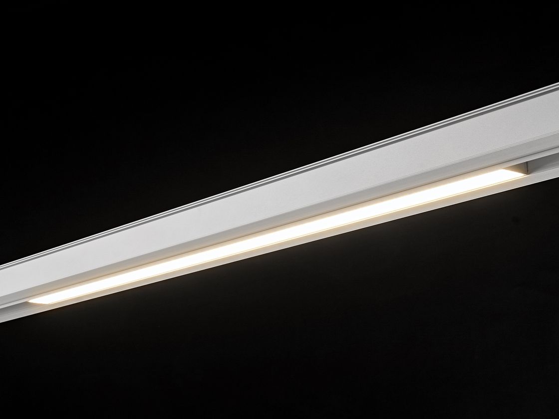 Линейный трековый светильник SY-LINK, белый, включен