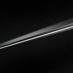 Линейный трековый светильник SY-LINK, черный корпус, крупный план