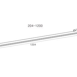 Светильник трековый линейный  , серия SY-LINK, Белый, 40Вт, IP20, Теплый белый (3000К) , SY-LINK-1200-WH-40-WW