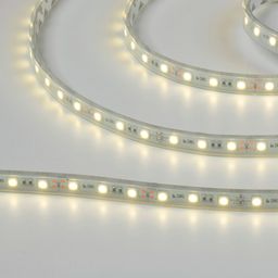 Светодиодная лента SMD5050 в прозрачном чехле, включена