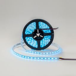 Катушка RGB ленты SMD5050 12В, свечение синим