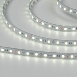 Светодиодная лента 5050, 60 LED/м, 14,4 Вт/м, 12В , IP66, Цвет: Холодный белый, SWG560-12-14.4-W-66-M